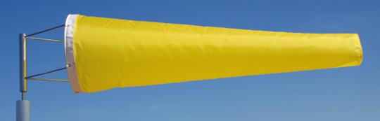Windsocks Yellow 4 foot. H/D Polyurethane Mouth